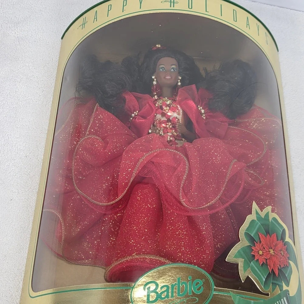 1993 Happy Holidays African American Barbie Doll Special Edition Mattel 10911